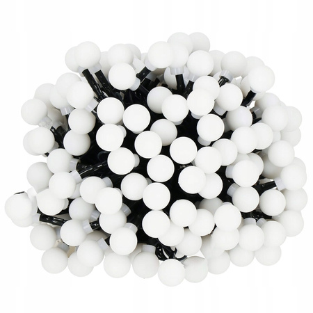 LAMPKI CHOINKOWE KULKI 200LED ZEWNĘTRZNE WEWNĘTRZNE BIAŁY CIEPŁY BAJKOWE