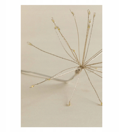 Łańcuch świetlny 100 led lampki choinkowe kolor biały ciepły wewnętrzne