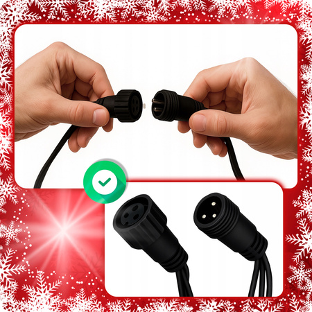 LAMPKI CHOINKOWE KULKI 200LED ZEWNĘTRZNE WEWNĘTRZNE MULTIKOLOR MAT BAJKOWE