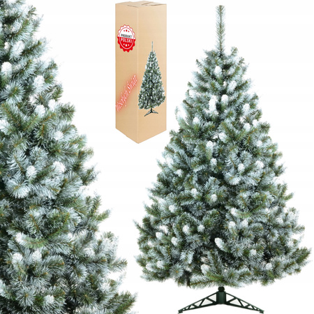 SOSNA KANADYJSKA 220 cm CHOINKA BIAŁE KOŃCE SZTUCZNA PIĘKNA GĘSTA PIĘKNA