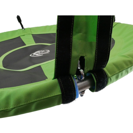 Zielona Huśtawka dla dzieci dziecięca bocianie gniazdo zielona 100cm