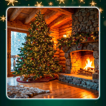 CHOINKA SZTUCZNA PREMIUM PE ŚWIERK PE JAK ŻYWY 3D 250 CM GĘSTA