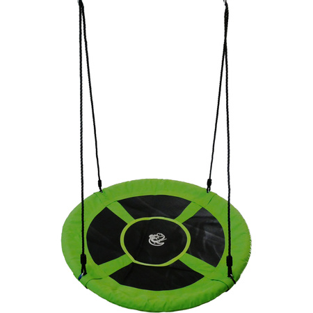 Zielona Huśtawka dla dzieci dziecięca bocianie gniazdo zielona 100cm