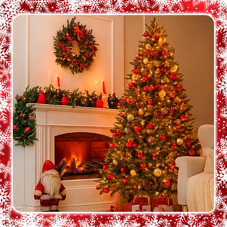 LAMPKI CHOINKOWE 500 LED ZEWNĘTRZNE WEWNĘTRZNE 40m KOLOR BIAŁY CIEPŁY 8 fun