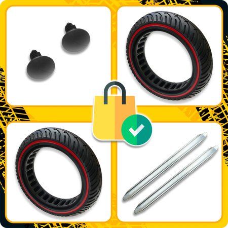 2 x Bezdętkowa Opona do hulajnogi elektrycznej Xiaomi Mija M365