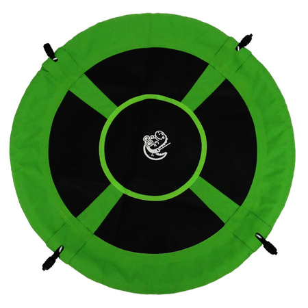 Zielona Huśtawka dla dzieci dziecięca bocianie gniazdo zielona 100cm