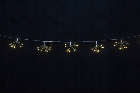 Łańcuch świetlny 100 led lampki choinkowe kolor biały ciepły wewnętrzne