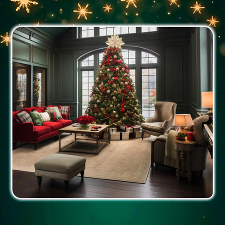 CHOINKA SZTUCZNA PREMIUM PE ŚWIERK PE JAK ŻYWY 3D 250 CM GĘSTA