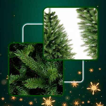 CHOINKA SZTUCZNA PREMIUM PE ŚWIERK PE JAK ŻYWY 3D 250 CM GĘSTA