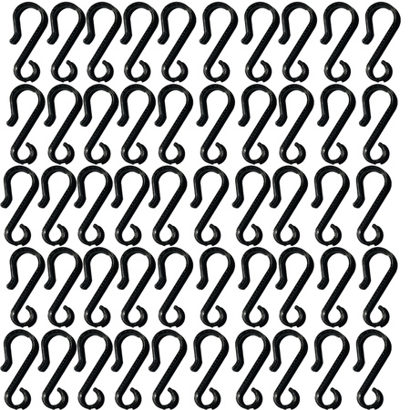 Haczyki uniwersalne do rynny na Sople LED Kurtyna Świetlna Girlanda 50 szt