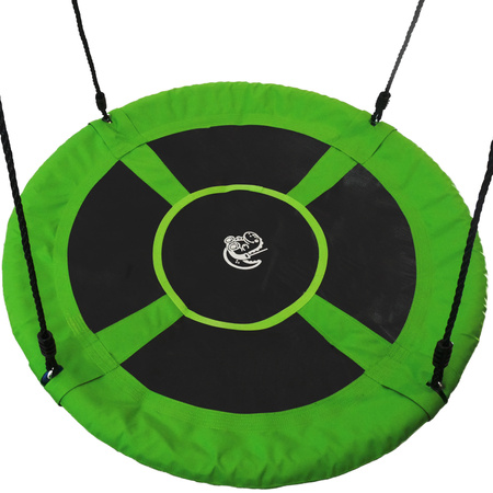 Zielona Huśtawka dla dzieci dziecięca bocianie gniazdo zielona 100cm